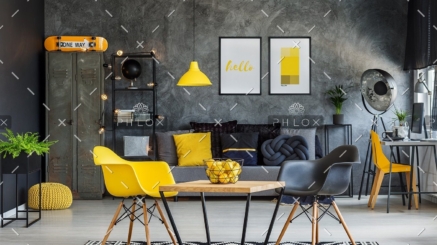 yellow and gray industrial office PFDQ5CR